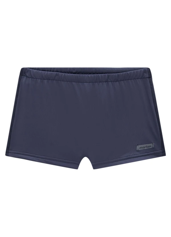 Marlan - Sunga Menino em Malha Proteção Uv Azul 1