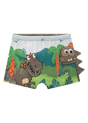 Marlan - Sunga Menino em Malha Proteção Uv Verde - MARLAN