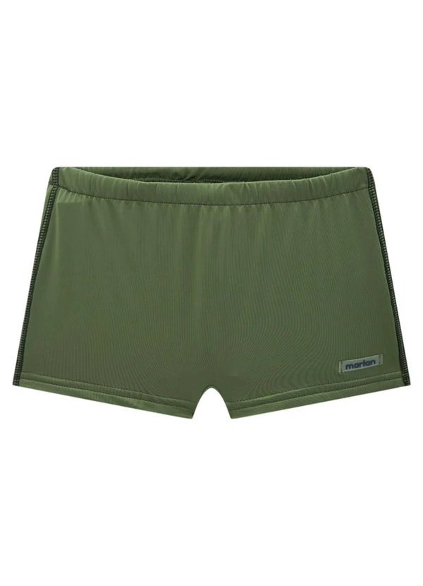 Marlan - Sunga Menino em Malha Proteção Uv Verde