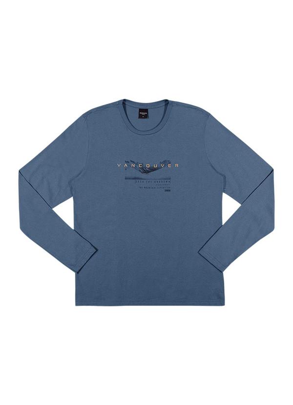 Rezzato - Blusa Estampada Vancouver Masculino Azul