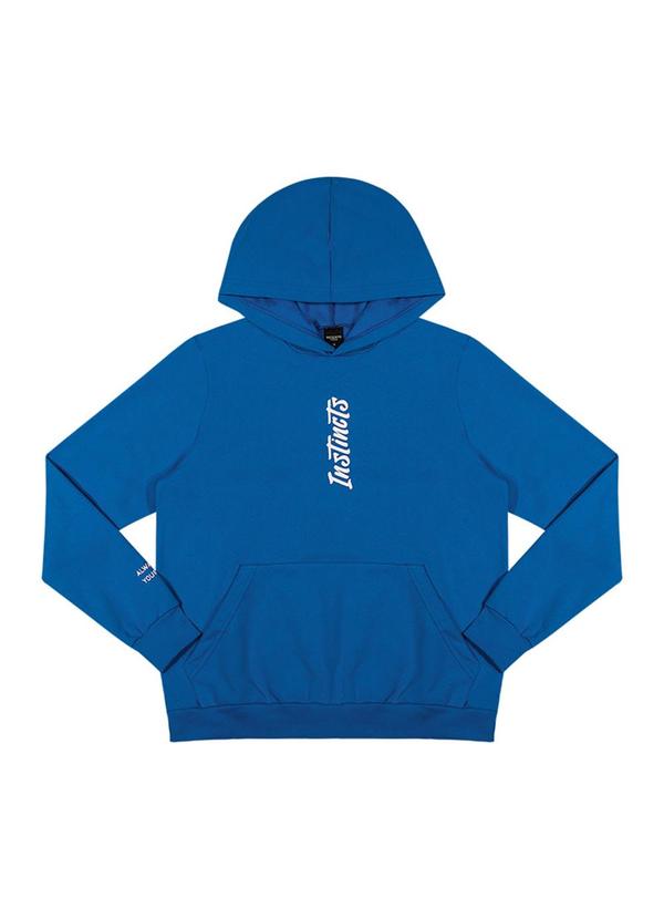Rezzato - Blusão com Capuz e Detalhe Instincts Azul 2