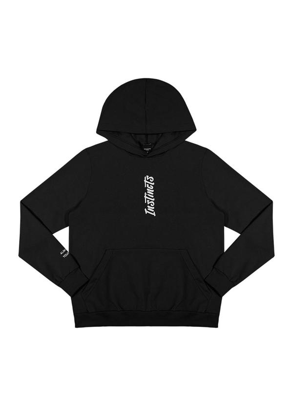 Rezzato - Blusão com Capuz e Detalhe Instincts Preto 3