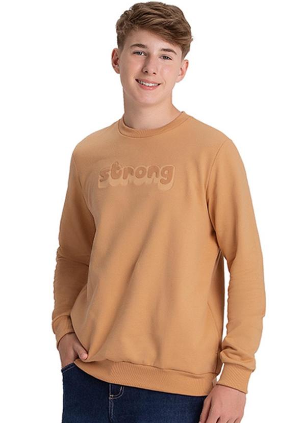 Rezzato - Blusão com Relevo Strong Masculino Marrom