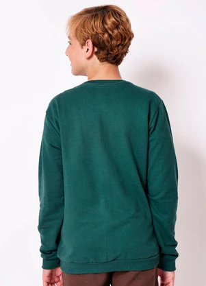Torra - Blusão Moletom Juvenil Algodão Verde - TORRA