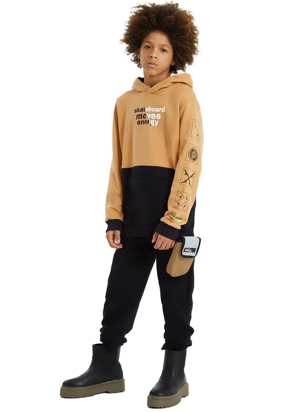 Lemon - Blusão Teen Menino Marrom 3