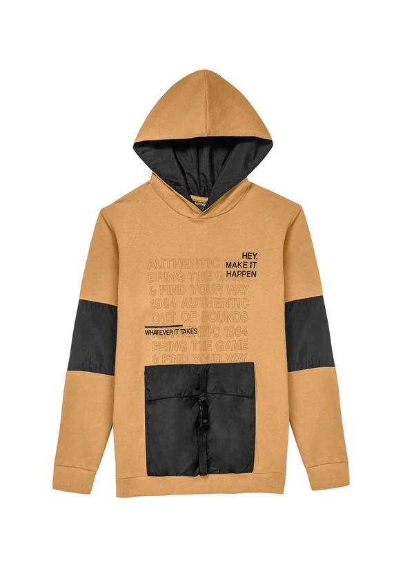 Lemon - Blusão Teen Menino Marrom 5