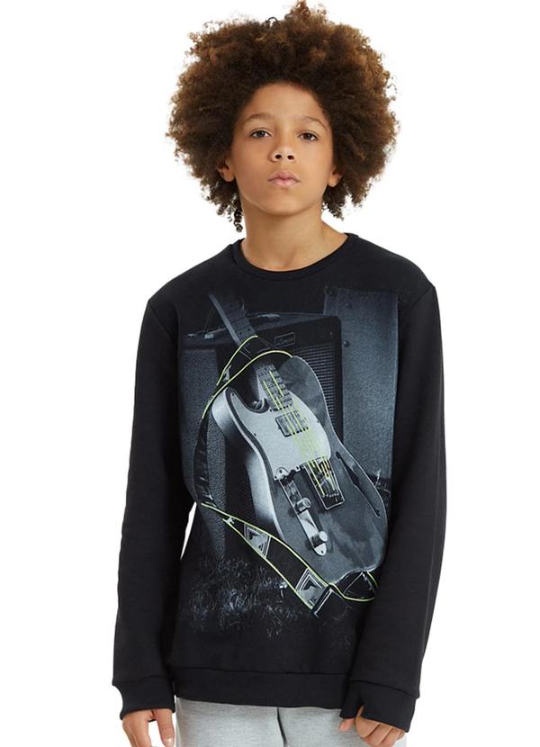 Lemon - Blusão Teen Menino Preto