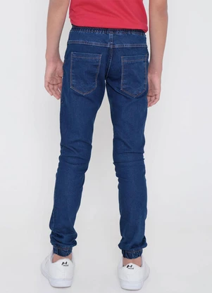 Torra - Calça Jeans Juvenil Jogger Azul Escuro - TORRA