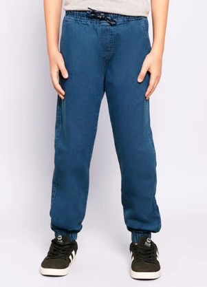 Torra - Calça Jeans Juvenil Jogger com Bolsos Azul - TORRA