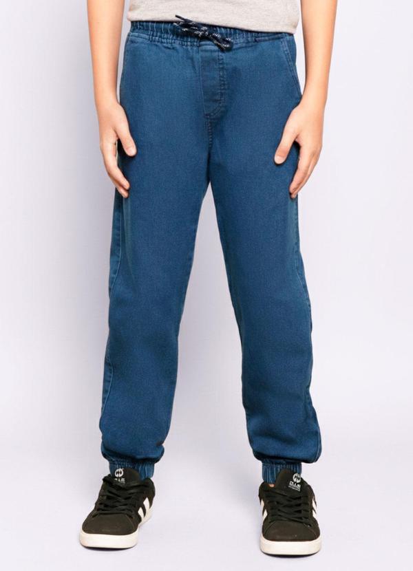Torra - Calça Jeans Juvenil Jogger com Bolsos Azul