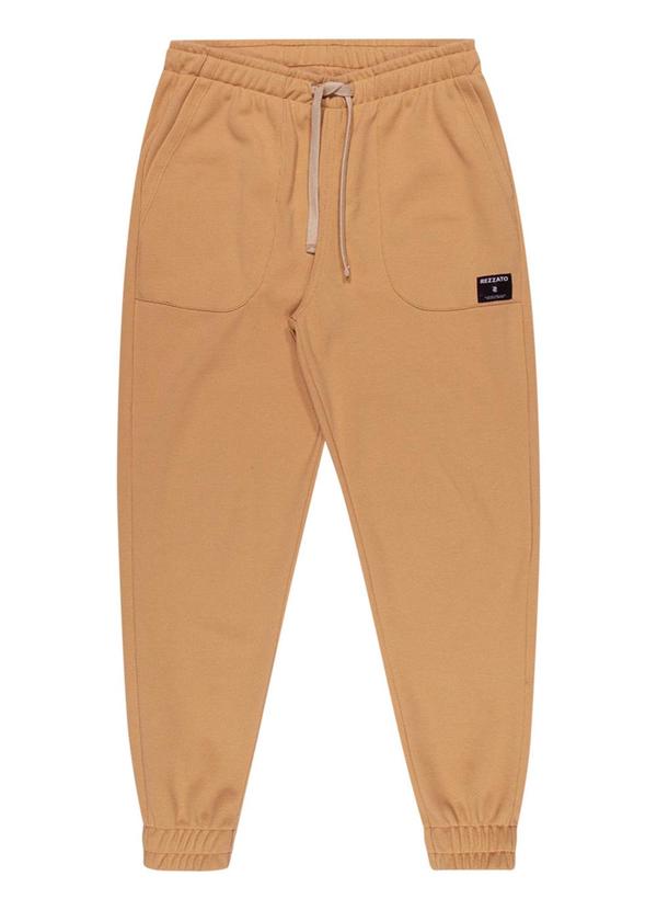 Rezzato - Calça Jogger Bolsos Frontais Masculino Marrom