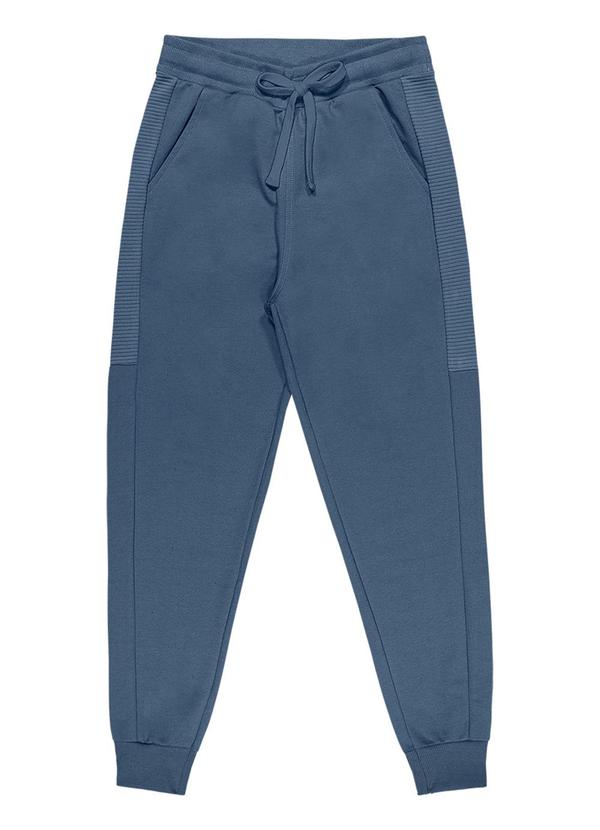 Rezzato - Calça Jogger Detalhe Lateral Masculino Azul