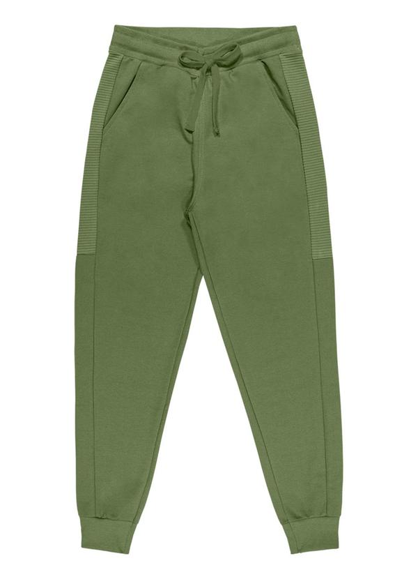 Rezzato - Calça Jogger Detalhe Lateral Masculino Verde 3