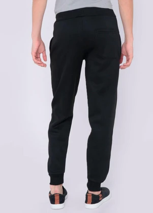 Torra - Calça Moletom Juvenil Jogger Básica Preta - TORRA
