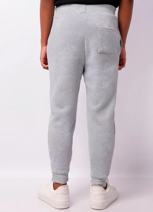 Torra - Calça Moletom Juvenil Jogger com Bolsos Cinza - TORRA
