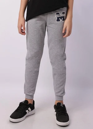 Torra - Calça Moletom Juvenil Jogger Sortida Cinza - TORRA