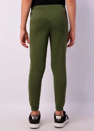 Torra - Calça Moletom Juvenil Jogger Sortida Verde - TORRA
