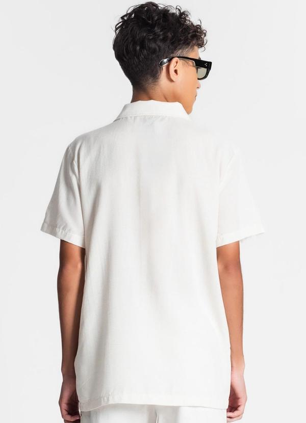 Minty - Camisa Juvenil em Viscolinho Bege 2