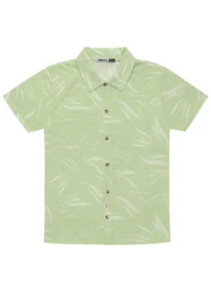 Minty - Camisa Juvenil Masculina Verde - MINTY