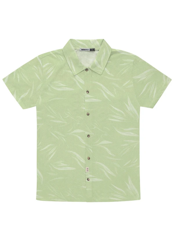 Minty - Camisa Juvenil Masculina Verde