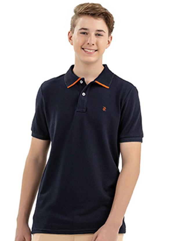 Rezzato - Camisa Zz Time Teen Masculino Azul