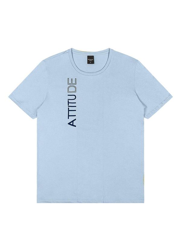 Rezzato - Camiseta com Estampa Vertical Teen Azul
