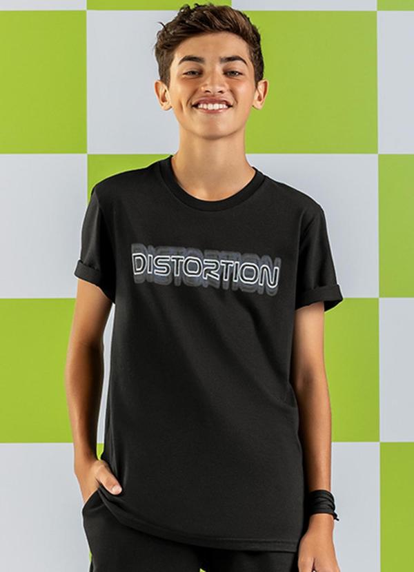 Rezzato - Camiseta Distortion Masculino Preto