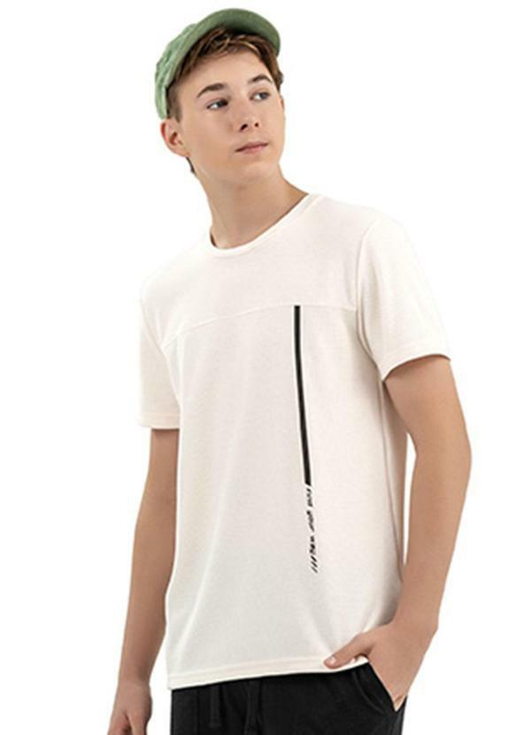 Rezzato - Camiseta Find Your Way Teen Masculino Branco