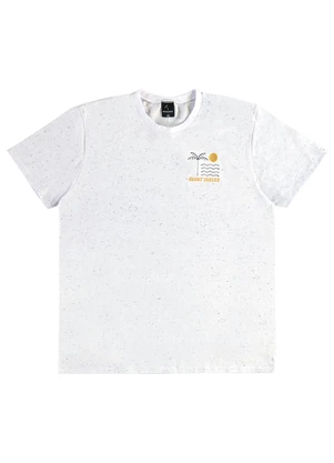 Malwee Kids - Camiseta Giant Waves em Botonê Teen Branco - MALWEE KIDS
