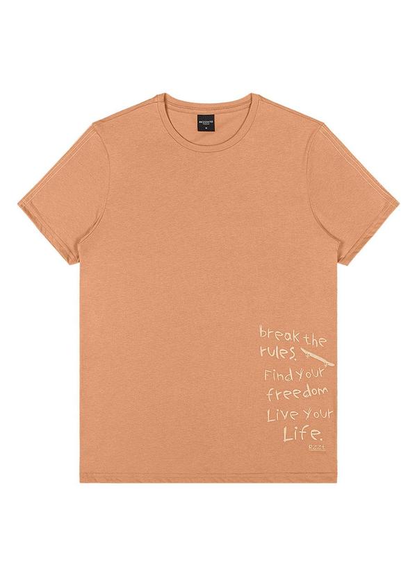 Rezzato - Camiseta Inspiradora Teen Masculino Marrom