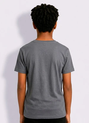 Torra - Camiseta Juvenil Algodão Batman Cinza - TORRA