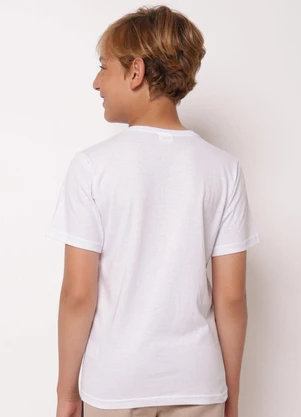 Torra - Camiseta Juvenil Algodão Estampa Frontal Branca - TORRA