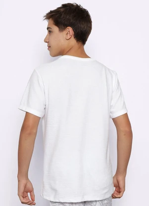 Torra - Camiseta Juvenil Básica Texturizada Branca - TORRA