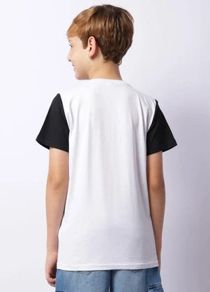 Torra - Camiseta Juvenil Estampa Skate Branca - TORRA