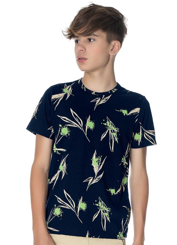 Minty - Camiseta Juvenil Menino Azul