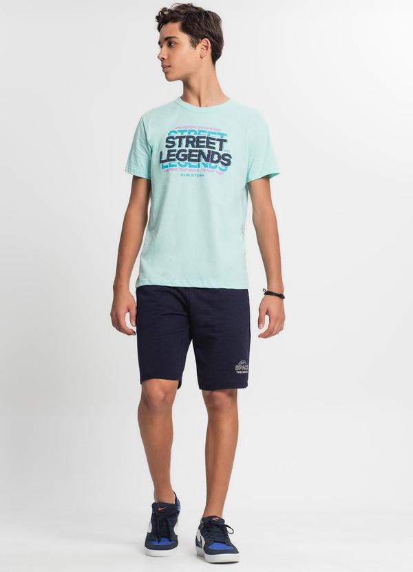 Minty - Camiseta Juvenil Masculina Azul 3