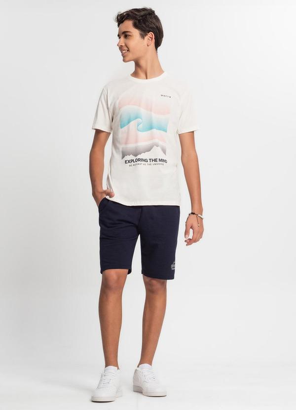 Minty - Camiseta Juvenil Masculina Bege 3