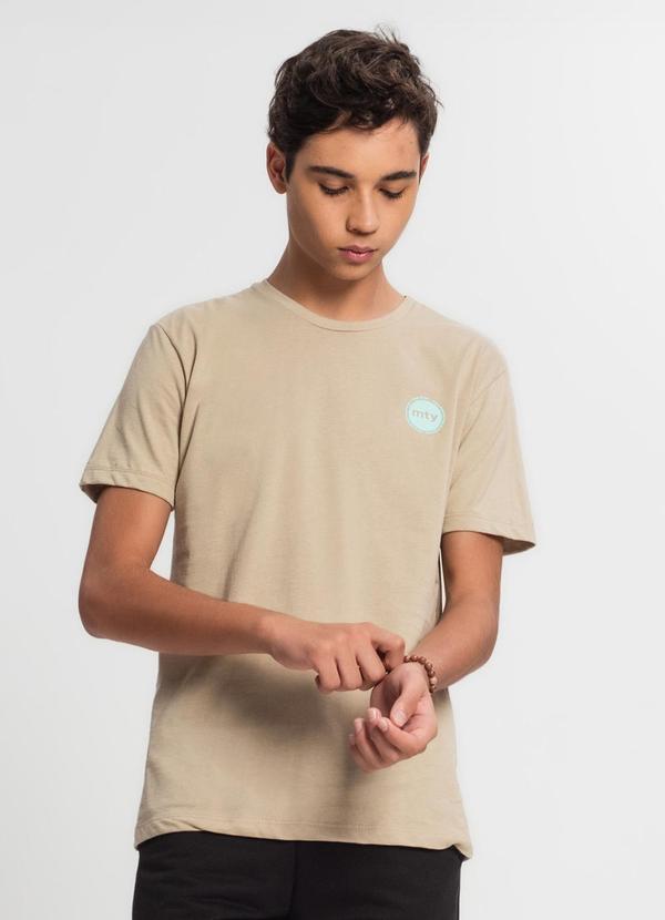 Minty - Camiseta Juvenil Masculina Bege