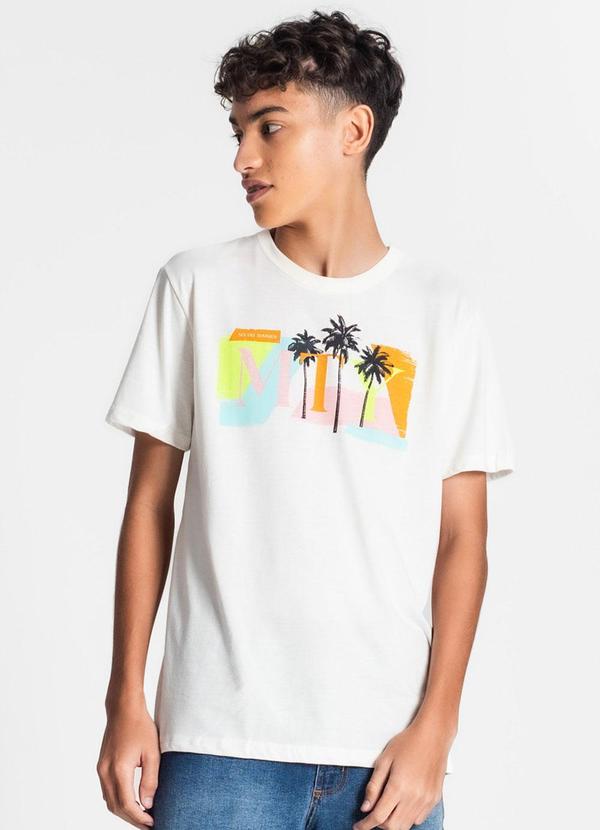 Minty - Camiseta Juvenil Masculina Bege