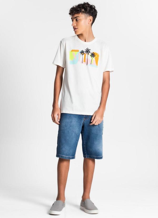 Minty - Camiseta Juvenil Masculina Bege 3