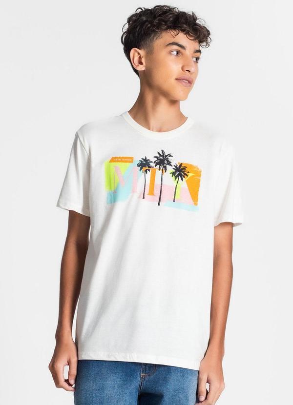 Minty - Camiseta Juvenil Masculina Bege 4