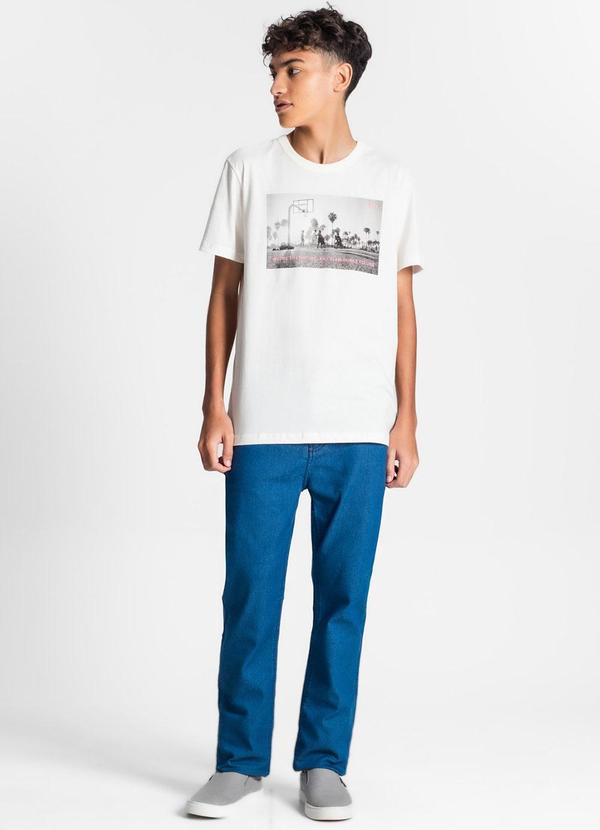 Minty - Camiseta Juvenil Masculina Bege 3