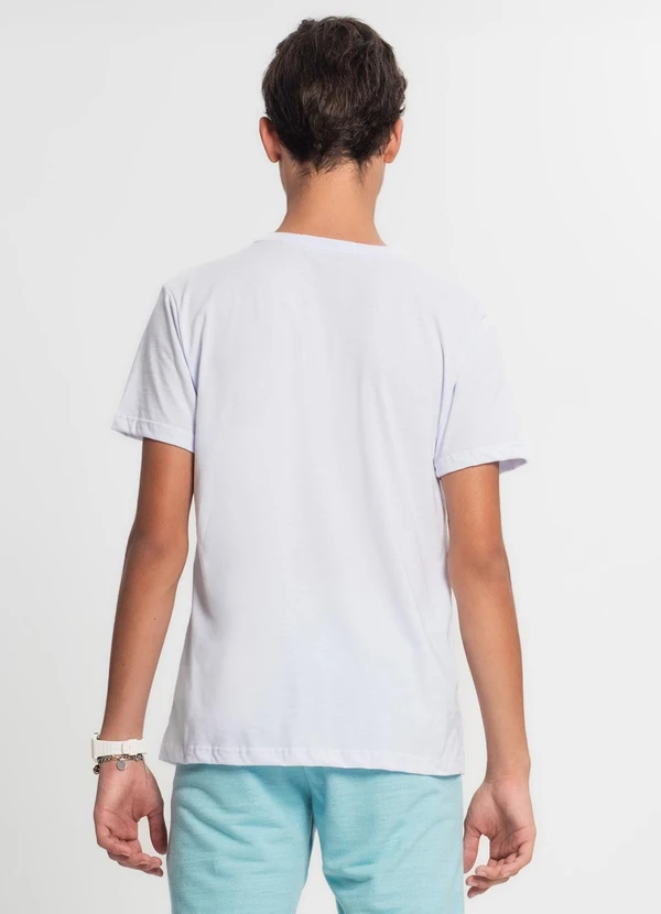 Minty - Camiseta Juvenil Masculina Branco 2