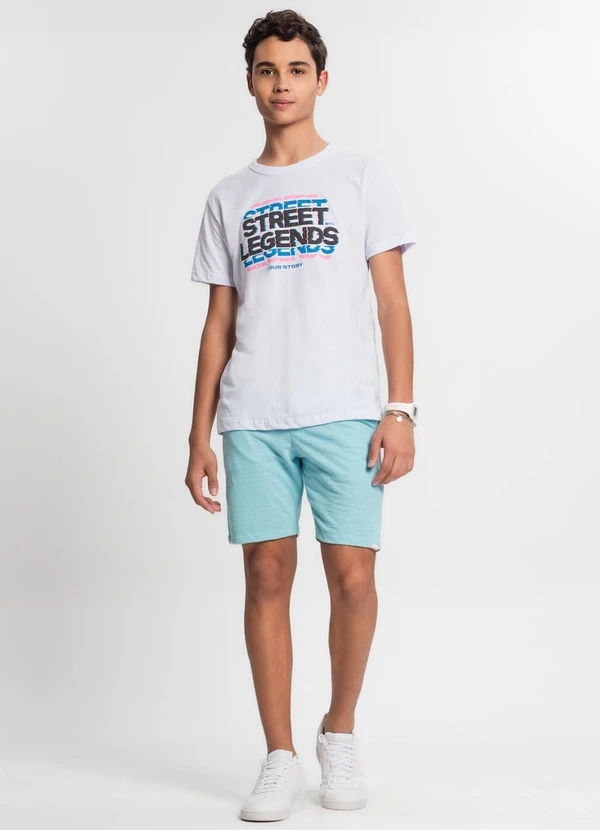 Minty - Camiseta Juvenil Masculina Branco 3