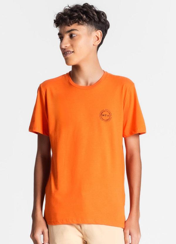 Minty - Camiseta Juvenil Masculina Laranja