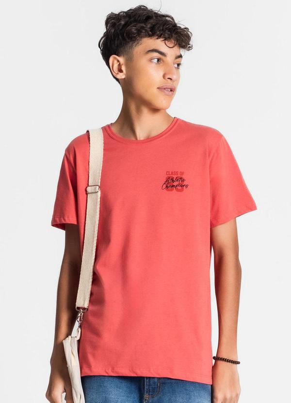 Minty - Camiseta Juvenil Masculina Laranja