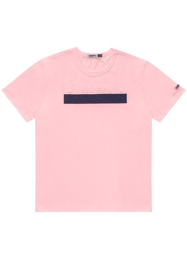 Minty - Camiseta Juvenil Masculina Rosa