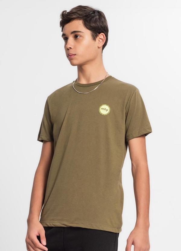 Minty - Camiseta Juvenil Masculina Verde