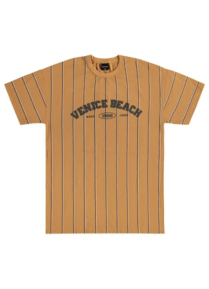 Malwee Kids - Camiseta Longline Venice Beach Teen Amarelo Mosta - MALWEE KIDS