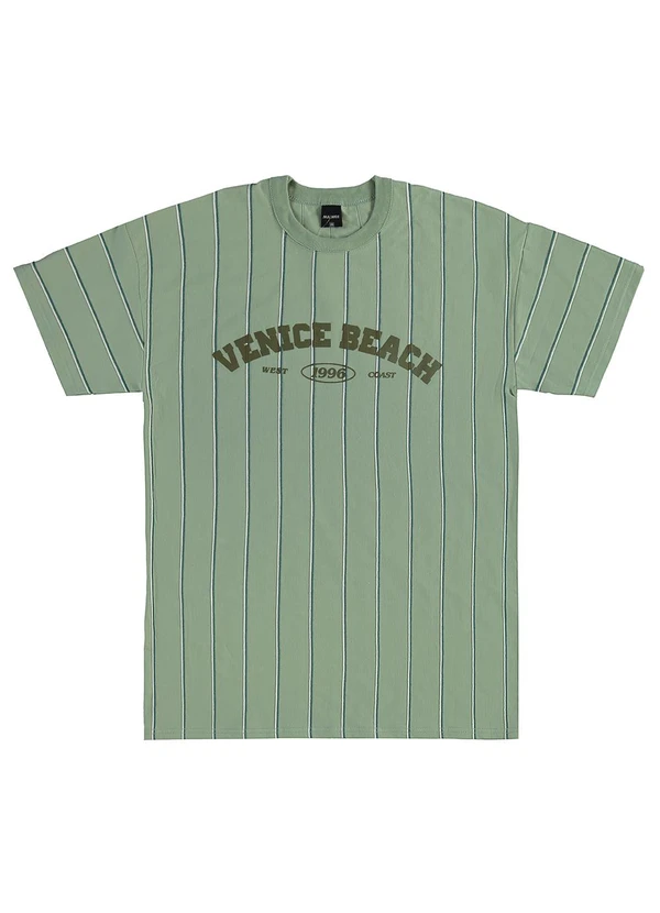 Malwee Kids - Camiseta Longline Venice Beach Teen Verde Menta 4